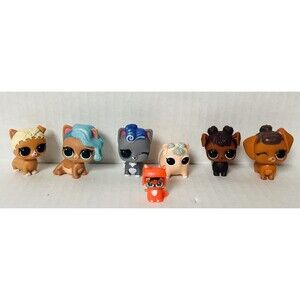 Lot of 7 LOL Surprise! Mini Pets Animals 1 Robot Figures Toys